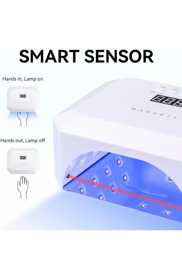 Makartt UV nail light 36W with 4 timers (cordless lamp/ rechargeable)