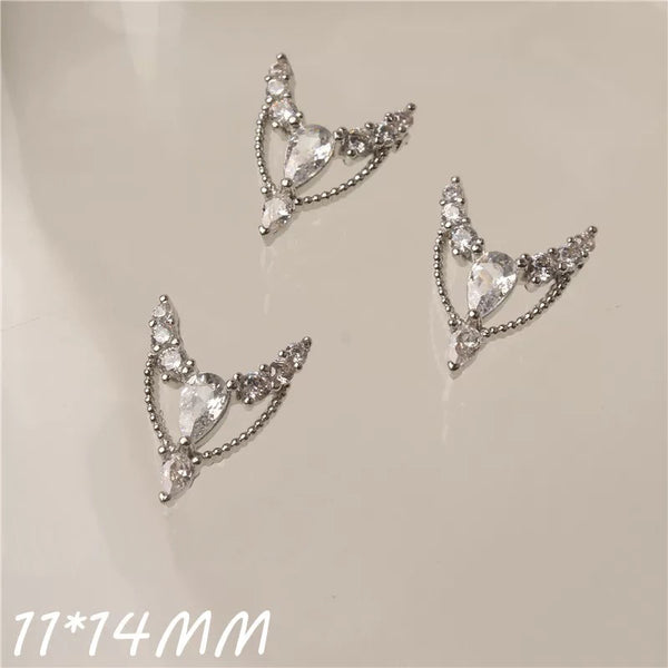 Diamond Nail decors 5 styles (2pcs)