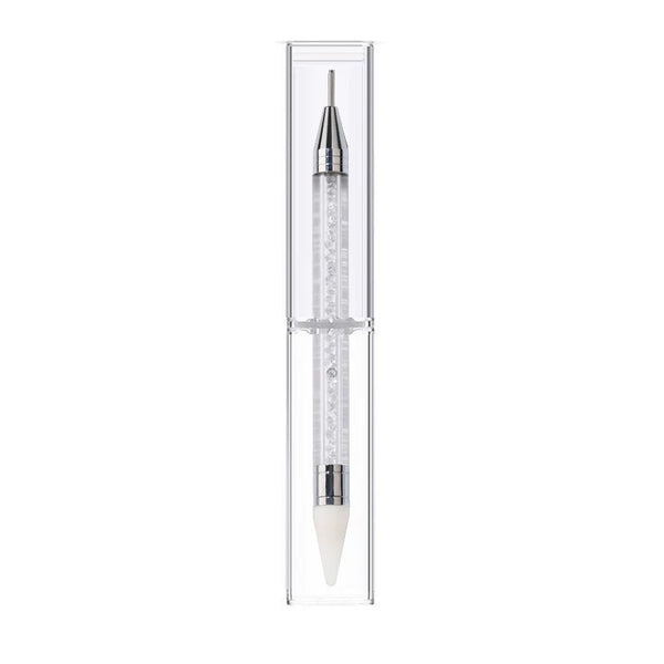 Dual-Ended Nail Rhinestone Picker Wax Tip Pen
