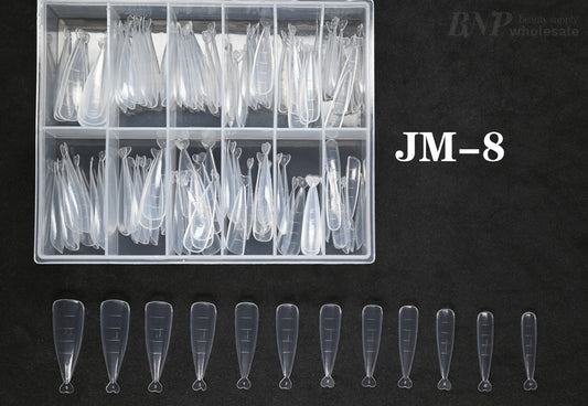 Polygel Nail tips dual form nail extension (120pieces/pack)