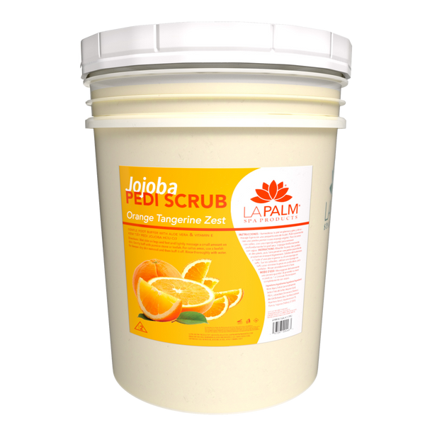 Jojoba Pedi Gel Scrub Lavander/Orange Tangerine | La Palm