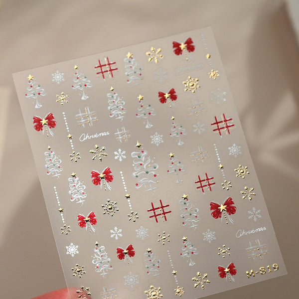 Christmas Nail Art Stickers (36 styles)