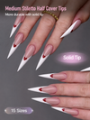 Omeain Pointed Extension Half Nail Tips 15 sizes 330pcs
