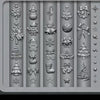 Silicone Christams Style Moulding Nail Art (Large)