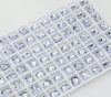Rectangular Octagonal K9 Crystal nail art rhinestone flat back