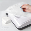 100pcs Disposable Nail Art Vacuum Dust Collector Sheets - Non-Woven Filter Paper in Pink/Blue/White