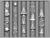Silicone Christams Moulding Nail Art