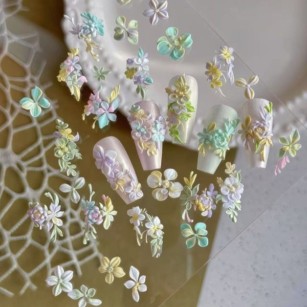 Silicone Flower Moulding Nail Art
