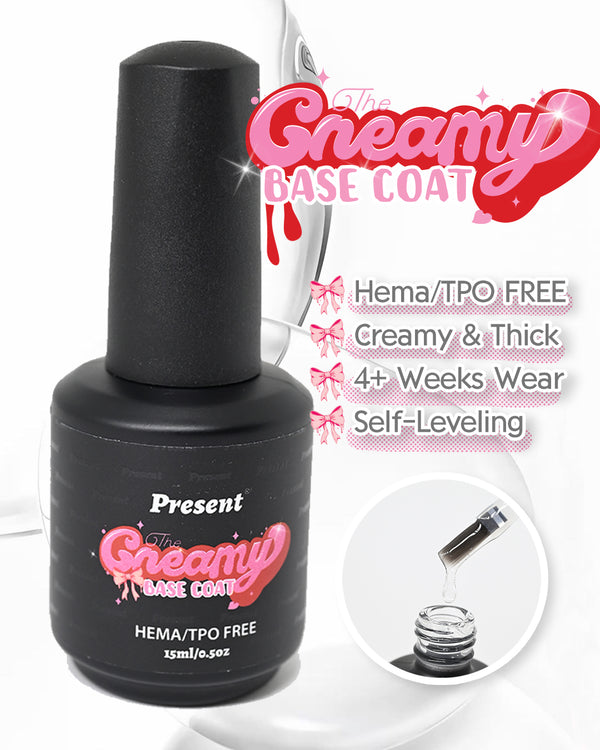 Present Creamy Base Coat HEMA-Free / TPO-Free