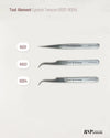 tool alement Stainless steel eyelash tweezer silver