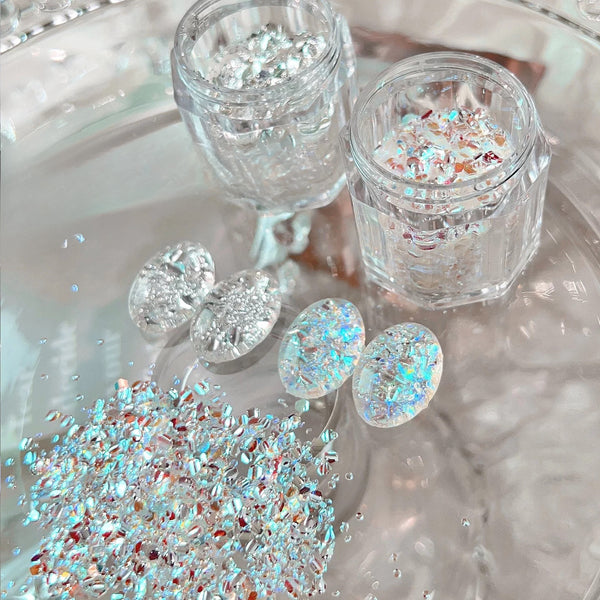 Iridescent Sequin Nail Glitter Sparkle