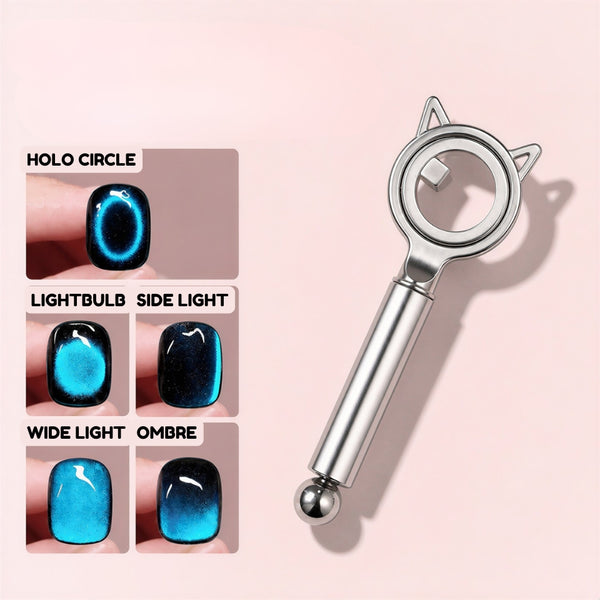 Holo Circle Cateye Effect Magnet Multi-purpose Magnet | Pink