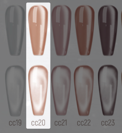 Ceramic Cat Eye Gel Polish for Nails (CC19-CC30)