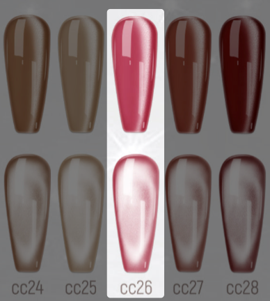 Ceramic Cat Eye Gel Polish for Nails (CC19-CC30)