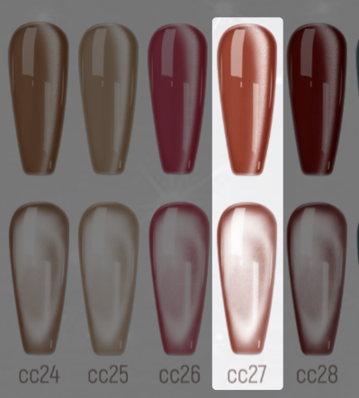 Ceramic Cat Eye Gel Polish for Nails (CC19-CC30)