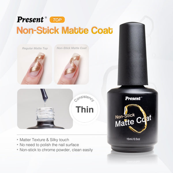 Non-stick Matte Top Coat(15ml) | Present
