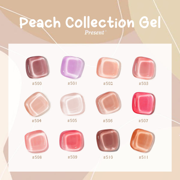 Peach Collection (500-511) | Present Gel Polish