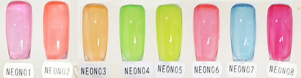 Neon Color Gel Polish Shellac(#Neon01-#Neon08) | Present