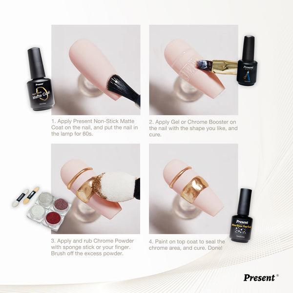 Non-stick Matte Top Coat(15ml) | Present