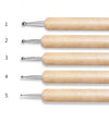 Nail Art Dotting Pen Wood (5pcs)
