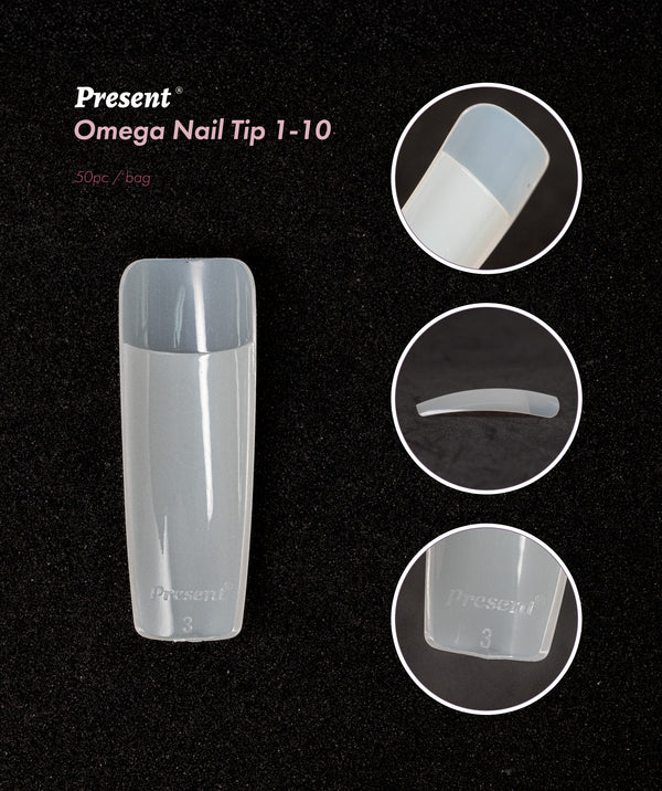 Omega Nail Tips (50pcs/pack) 10sizes