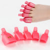 Toe Soak Off Cap Clips 5pcs Pack