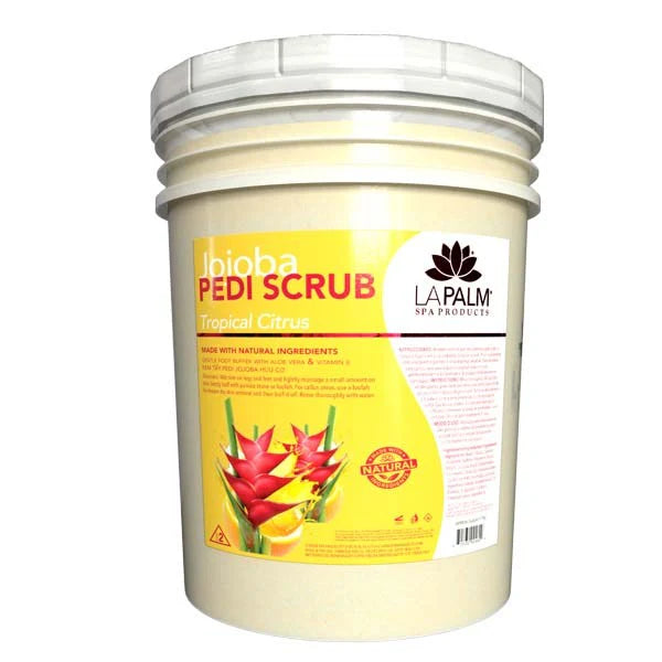 Jojoba Pedi Gel Scrub Lavander/Orange Tangerine | La Palm