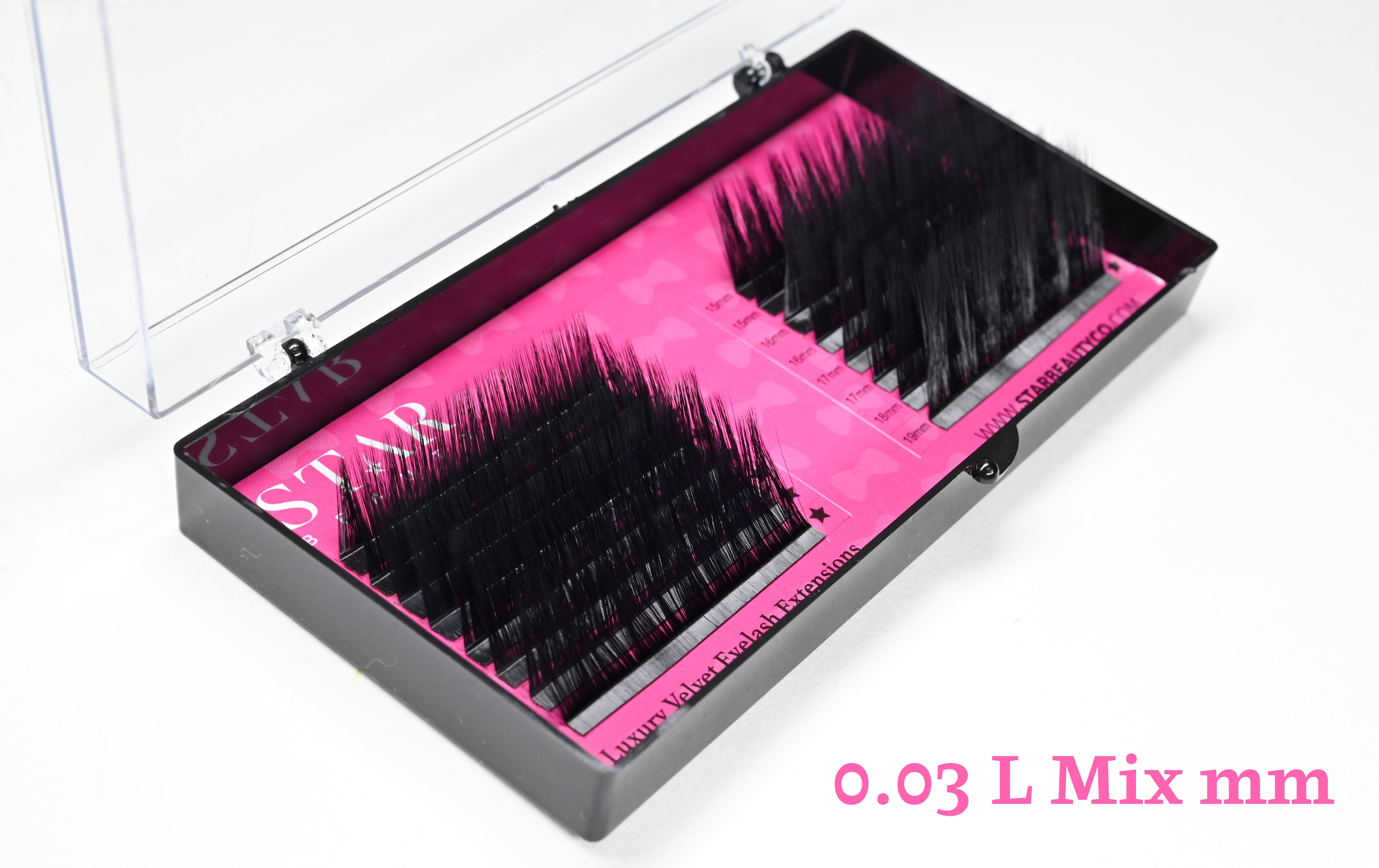 [Star] Premium Luxury Velvet Eyelash Extensions (16 Lines) "L" Curl