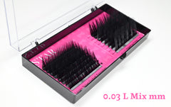 [Star] Premium Luxury Velvet Eyelash Extensions (16 Lines) "L" Curl
