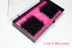 [Star] Premium Luxury Velvet Eyelash Extensions (16 Lines) "L" Curl