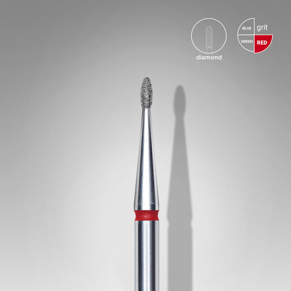 [Staleks] Diamond Nail Drill Bit Rounded Bud EXPERT head diameter 1.2 mm