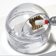 Carbide Drill Bit Cleaning Chamber with Removable Cover