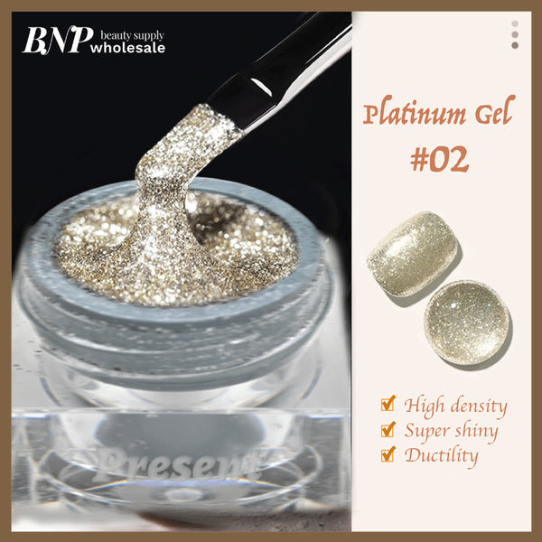 Super Shiny Platinum Gel 4 Colors | Present