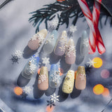 3D Silicone Nail Decor Molding Snowflakes Mould Stamping Design