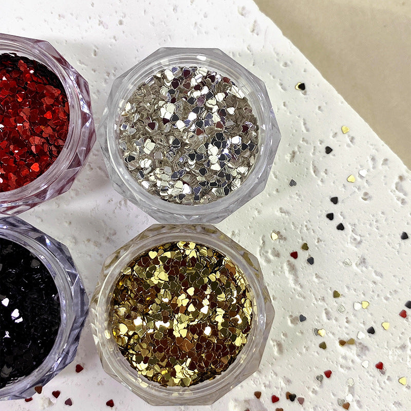 Nail Glitter Mini Hearts