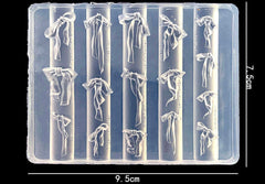 3D Bow Tie Silicone Nail Moulds Nail Art Decoration