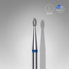 [Staleks] Diamond nail drill bit rounded bud blue EXPERT head diameter 1.6 mm / working part 3.4 mm