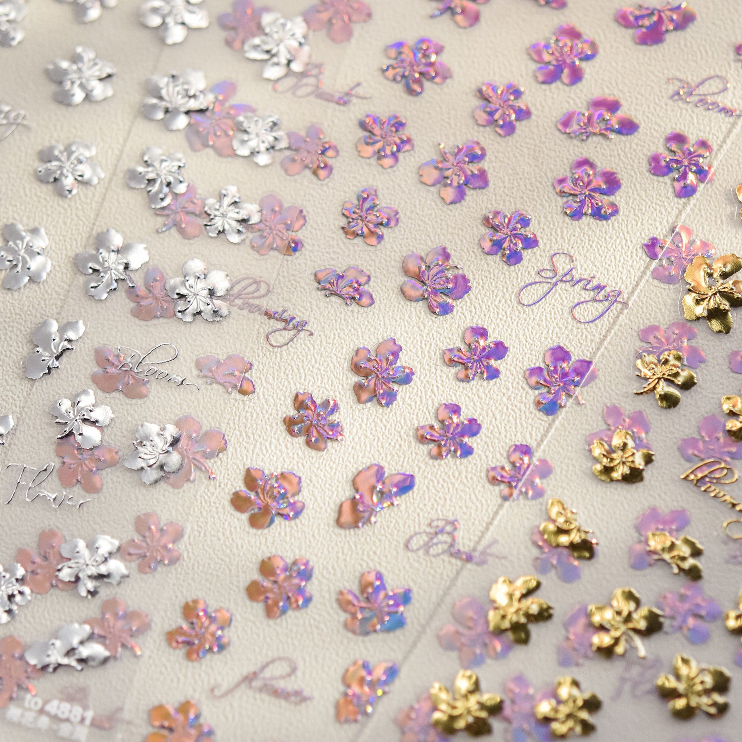 Floral Nail Sticker Decorative Decal Nail Art