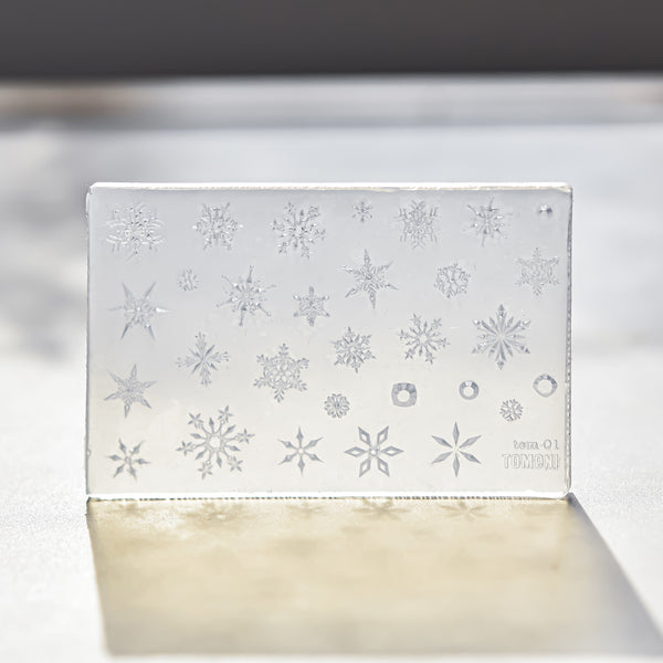 3D Silicone Nail Decor Moulding Snowflakes Mould Stamping Design