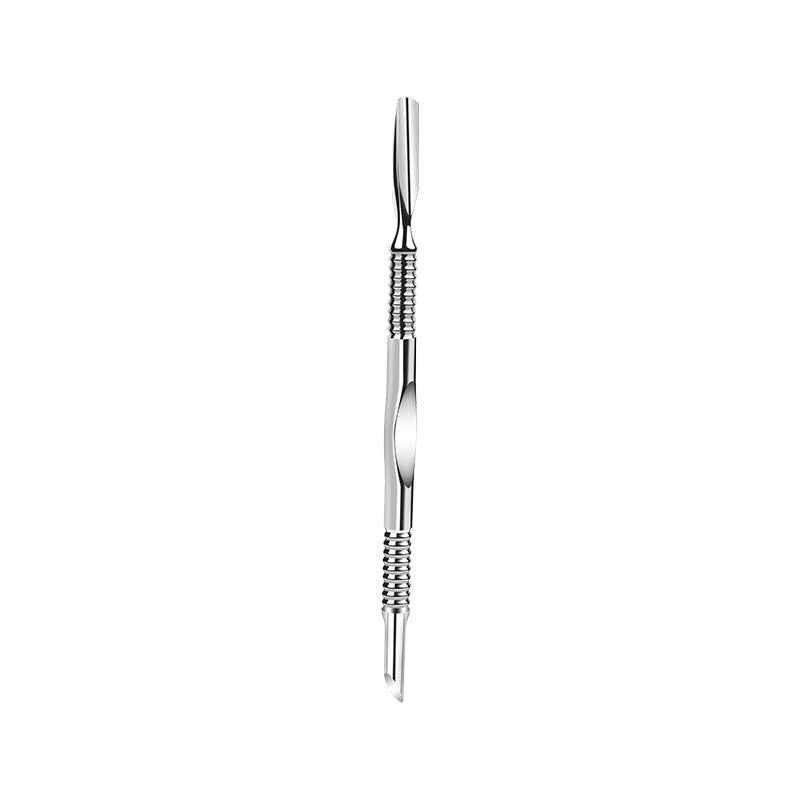 Cuticle Pusher Russian Manicure Stainless Steel Double-Head Horseshoe Pusher