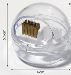 Carbide Drill Bit Cleaning Chamber with Removable Cover