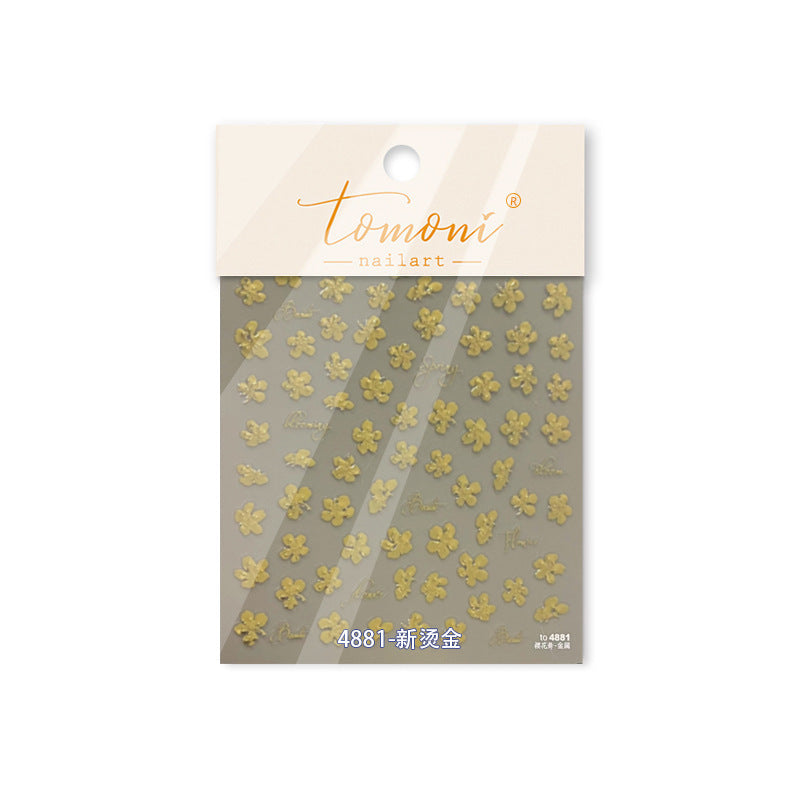 Floral Nail Sticker Decorative Decal Nail Art