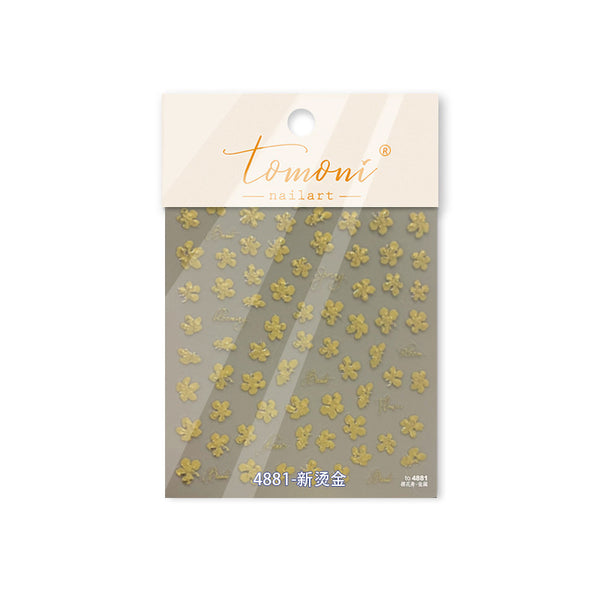 Floral Nail Sticker Decorative Decal Nail Art