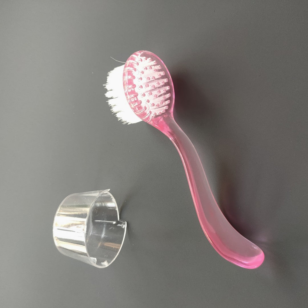 Nail Dust Brush with Cap Soft Durable Pet Shampoo Brush