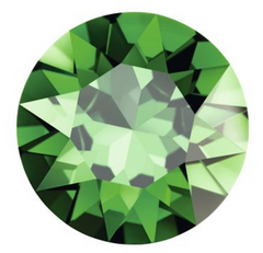 [Swarovski] 1088 Point Back Crystal Dark Moss Green(260) (variated sizes)