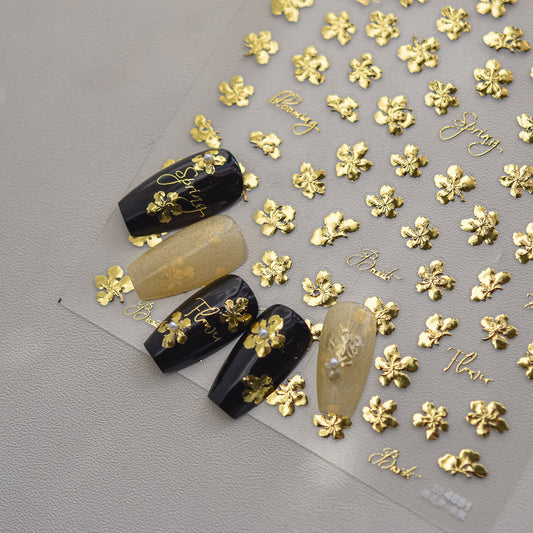 Floral Nail Sticker Decorative Decal Nail Art