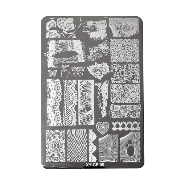 Lace Design Stamping Plate for Nail Art
