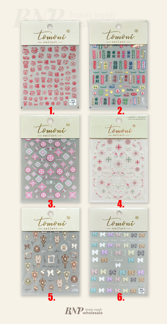[generic]  5D Nail stickers (11 styles)