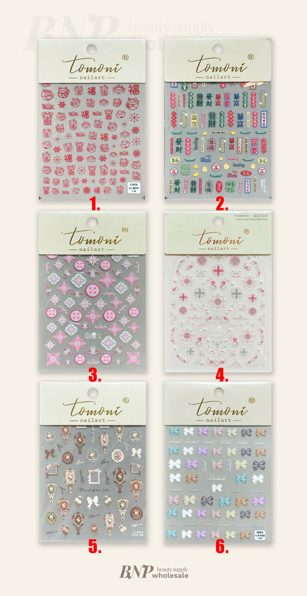 [generic]5D Nail stickers (11 styles)