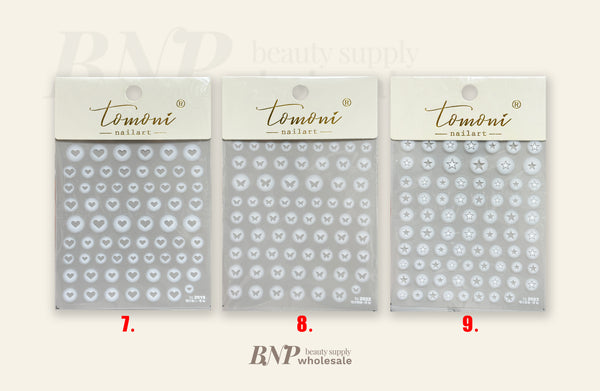 [generic] Hollow Nail stickers (6 styles)